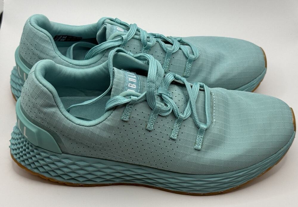 Nobull Ripstop Runner Women Sz 8 Workout Running Shoes Turquoise NWOB